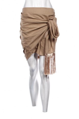 Fustă Pretty Little Thing, Mărime XL, Culoare Bej, Preț 83,41 Lei