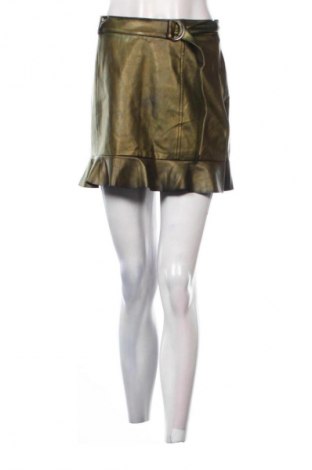 Fustă Pull&Bear, Mărime M, Culoare Verde, Preț 83,00 Lei