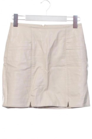 Fustă Reserved, Mărime XS, Culoare Ecru, Preț 52,13 Lei