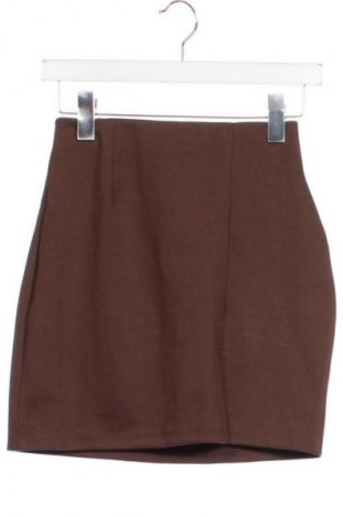 Fustă Sinsay, Mărime XS, Culoare Maro, Preț 50,59 Lei