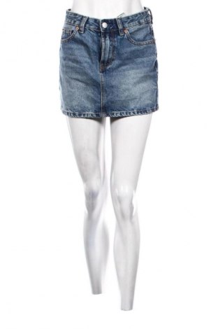 Fustă Stradivarius, Mărime S, Culoare Albastru, Preț 78,20 Lei