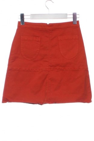 Rock Zara, Größe XS, Farbe Orange, Preis 10,00 €