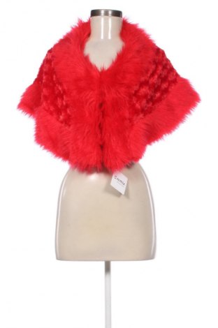 Pončo  Unbranded, Velikost XS, Barva Červená, Cena  425,00 Kč