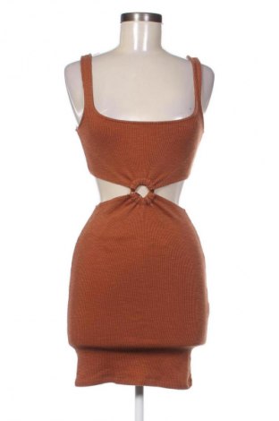 Φόρεμα Bershka, Μέγεθος XS, Χρώμα Καφέ, Τιμή 20,00 €