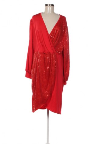 Šaty  SHEIN, Veľkosť 3XL, Farba Červená, Cena  12,95 €