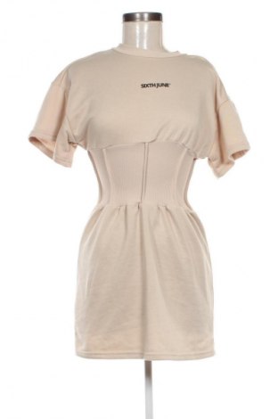 Φόρεμα Sixth June, Μέγεθος S, Χρώμα  Μπέζ, Τιμή 13,99 €