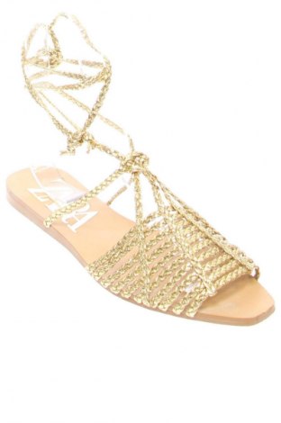 Sandály Zara, Velikost 37, Barva Zlatistá, Cena  739,00 Kč