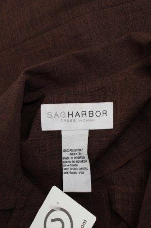 Дамско сако Sag Harbor, Размер XL, Цвят Кафяв, Цена 22,95 лв.