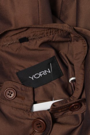 Дамско сако Yorn, Размер L, Цвят Кафяв, Цена 22,95 лв.
