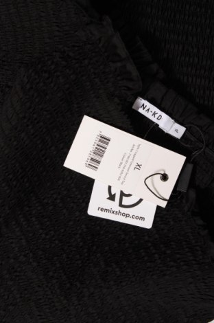 Γυναικεία μπλούζα Na-Kd, Μέγεθος XL, Χρώμα Μαύρο, 65% βαμβάκι, 32% πολυαμίδη, 3% ελαστάνη, Τιμή 13,92 €