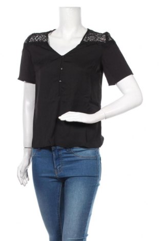 Γυναικεία μπλούζα Pieces, Μέγεθος XS, Χρώμα Μαύρο, Πολυεστέρας, Τιμή 25,26 €