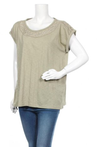 Γυναικεία μπλούζα S.Oliver, Μέγεθος XL, Χρώμα Πράσινο, Βαμβάκι, Τιμή 8,89 €