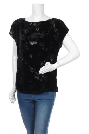 Γυναικεία μπλούζα S.Oliver, Μέγεθος M, Χρώμα Μαύρο, 75% βισκόζη, 25% πολυαμίδη, Τιμή 8,89 €