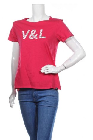 Дамска блуза Victorio & Lucchino, Размер M, Цвят Розов, Памук, Цена 32,70 лв.