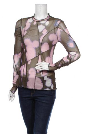 Дамска блуза Weekday, Размер M, Цвят Многоцветен, 94% полиестер, 6% еластан, Цена 5,46 лв.