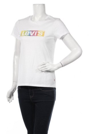 Дамска тениска Levi's, Размер S, Цвят Бял, Памук, Цена 22,77 лв.