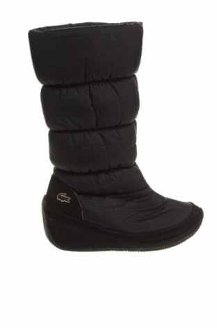 Γυναικείες μπότες Lacoste, Μέγεθος 38, Χρώμα Μαύρο, Κλωστοϋφαντουργικά προϊόντα, Τιμή 56,91 €