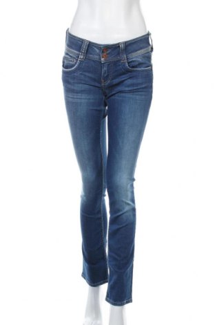 Damskie jeansy Pepe Jeans, Rozmiar M, Kolor Niebieski, 83% bawełna, 15% poliester, 2% elastyna, Cena 141,75 zł