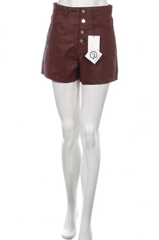Pantaloni scurți de femei Zara, Mărime S, Culoare Roșu, Bumbac, Preț 151,32 Lei