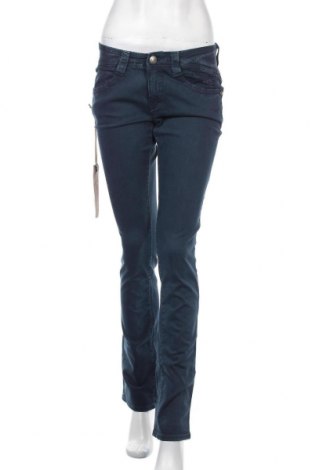 Pantaloni de femei, Mărime M, Culoare Albastru, 65% bumbac, 32% viscoză, 3% elastan, Preț 53,19 Lei