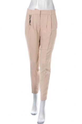 Дамски панталон Massimo Dutti, Размер S, Цвят Бежов, 54% акрил, 46% вискоза, Цена 57,00 лв.