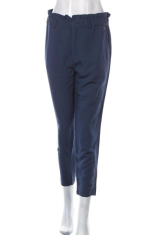 Дамски панталон Rinascimento, Размер M, Цвят Син, 60% вискоза, 40% лен, Цена 22,05 лв.