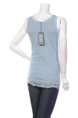 Γυναικείο αμάνικο μπλουζάκι Street One, Μέγεθος S, Χρώμα Μπλέ, 95% βαμβάκι, 5% ελαστάνη, Τιμή 10,10 €