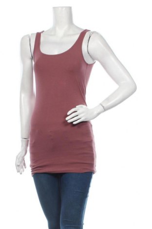 Γυναικείο αμάνικο μπλουζάκι Vero Moda, Μέγεθος XS, Χρώμα Σάπιο μήλο, 95% βαμβάκι, 5% ελαστάνη, Τιμή 5,28 €