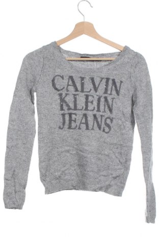 Дамски пуловер Calvin Klein Jeans, Размер XS, Цвят Сив, Цена 48,30 лв.