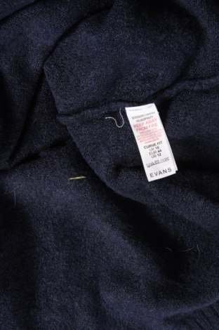 Дамски пуловер Evans, Размер XL, Цвят Син, 77% акрил, 20% полиестер, 3% полиамид, Цена 41,40 лв.