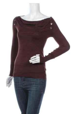 Дамски пуловер Koucla, Размер XS, Цвят Кафяв, 82% вискоза, 12% полиамид, 6% еластан, Цена 25,20 лв.
