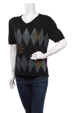 Γυναικείο πουλόβερ New Sensation, Μέγεθος L, Χρώμα Μαύρο, 60% βισκόζη, 35% βαμβάκι, 5% ελαστάνη, Τιμή 5,20 €