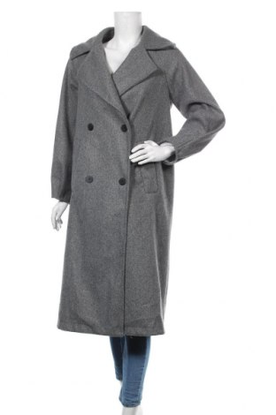 Дамско палто, Размер S, Цвят Сив, 100% полиестер, Цена 46,46 лв.