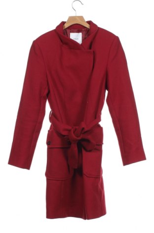 Palton de femei Mango, Mărime XS, Culoare Roșu, 75% lână, 25% poliamidă, Preț 226,31 Lei