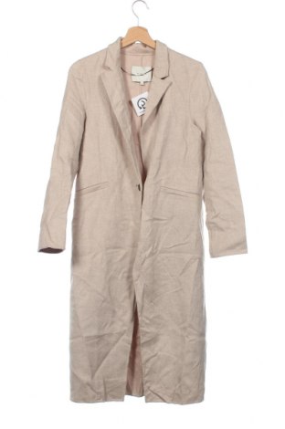 Дамско палто Selected Femme, Размер XS, Цвят Бежов, Цена 77,18 лв.