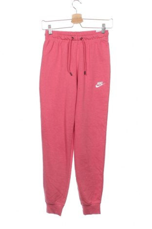 Damskie spodnie sportowe Nike, Rozmiar XS, Kolor Różowy, 80% bawełna, 20% poliester, Cena 166,88 zł