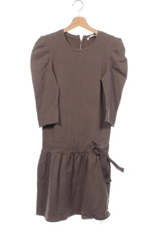 Детска рокля, Размер 13-14y/ 164-168 см, Цвят Кафяв, 95% памук, 5% еластан, Цена 6,80 лв.