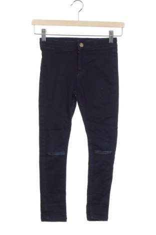 Dziecięce jeansy F&F, Rozmiar 7-8y/ 128-134 cm, Kolor Niebieski, 77% bawełna, 22% poliester, 1% elastyna, Cena 19,50 zł