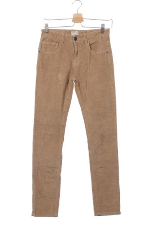 Детски джинси Zara, Размер 13-14y/ 164-168 см, Цвят Бежов, 99% памук, 1% еластан, Цена 7,00 лв.