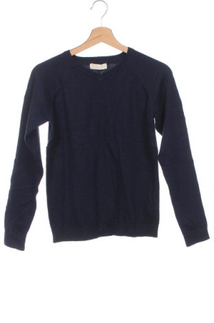 Детски пуловер ZY kids, Размер 13-14y/ 164-168 см, Цвят Син, 60% памук, 30% полиамид, 10% вълна, Цена 29,92 лв.