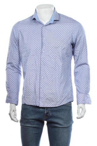 Мъжка риза Cotton&silk, Размер L, Цвят Син, Памук, Цена 6,82 лв.