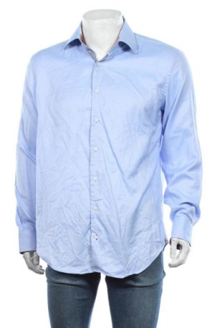 Мъжка риза Tommy Hilfiger, Размер L, Цвят Син, Памук, Цена 12,43 лв.