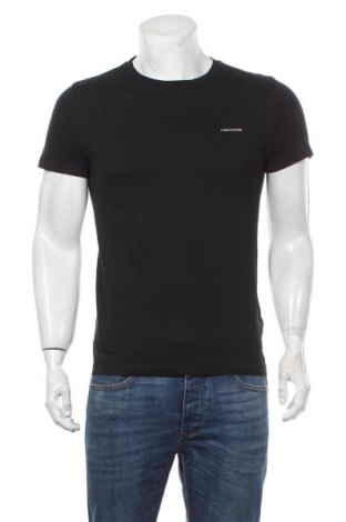Męski T-shirt Calvin Klein Jeans, Rozmiar S, Kolor Czarny, Bawełna, Cena 69,75 zł