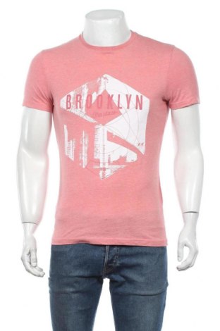 Мъжка тениска Celio, Размер M, Цвят Розов, 60% памук, 40% полиестер, Цена 14,40 лв.