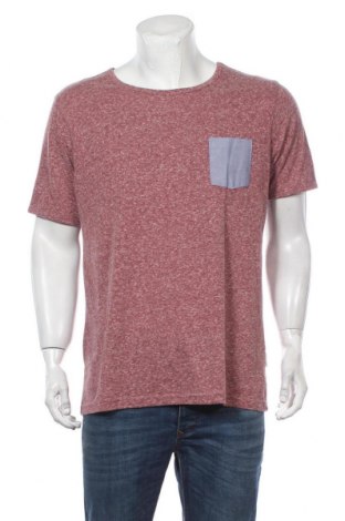 Мъжка тениска Sondag & Sons, Размер XXL, Цвят Червен, 50% памук, 50% полиестер, Цена 13,44 лв.