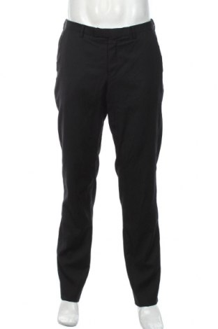 Pánské kalhoty  Hugo Boss, Velikost L, Barva Černá, 100% vlna, Cena  466,00 Kč