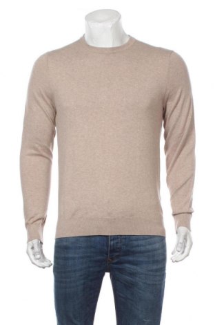 Мъжки пуловер Burton of London, Размер S, Цвят Бежов, 81% памук, 19% полиамид, Цена 53,40 лв.