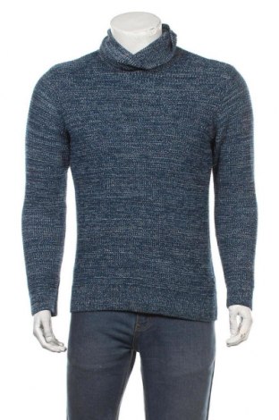 Męski sweter H&M, Rozmiar S, Kolor Niebieski, 55%akryl, 45% bawełna, Cena 76,80 zł