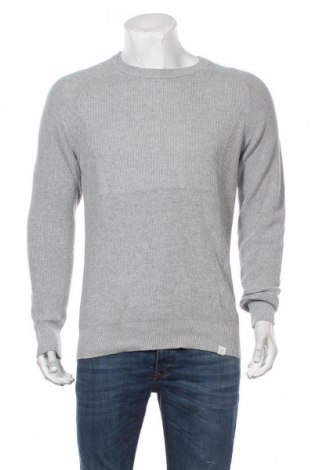 Мъжки пуловер Nowadays, Размер M, Цвят Сив, Памук, Цена 38,40 лв.