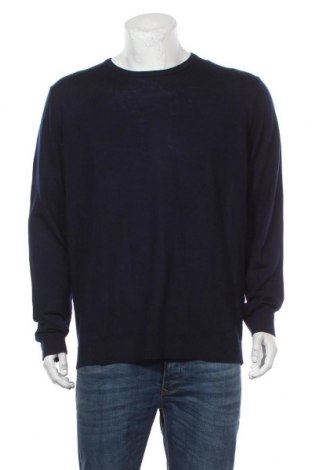 Pánský svetr  Selected Homme, Velikost XXL, Barva Modrá, 95% bavlna, 5% kašmír , Cena  1 208,00 Kč